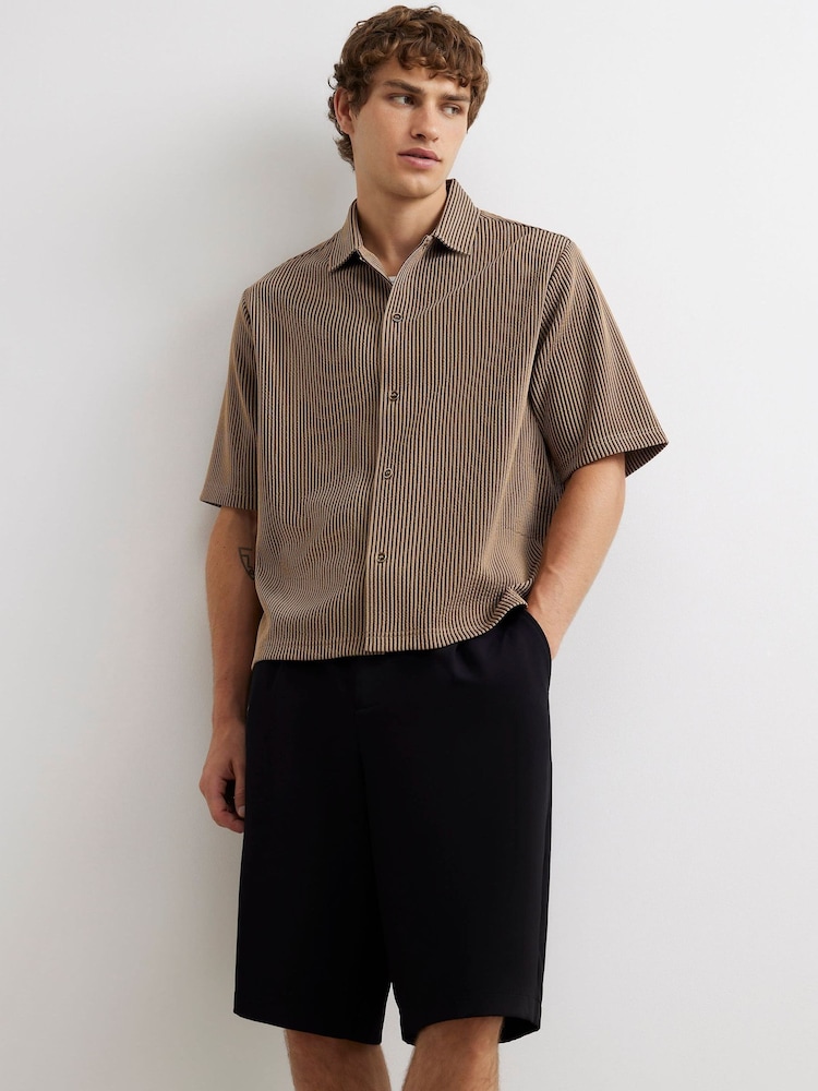 River Island Gestreiftes, weit geschnittenes Oversized-Hemd - Bild 3 von 3