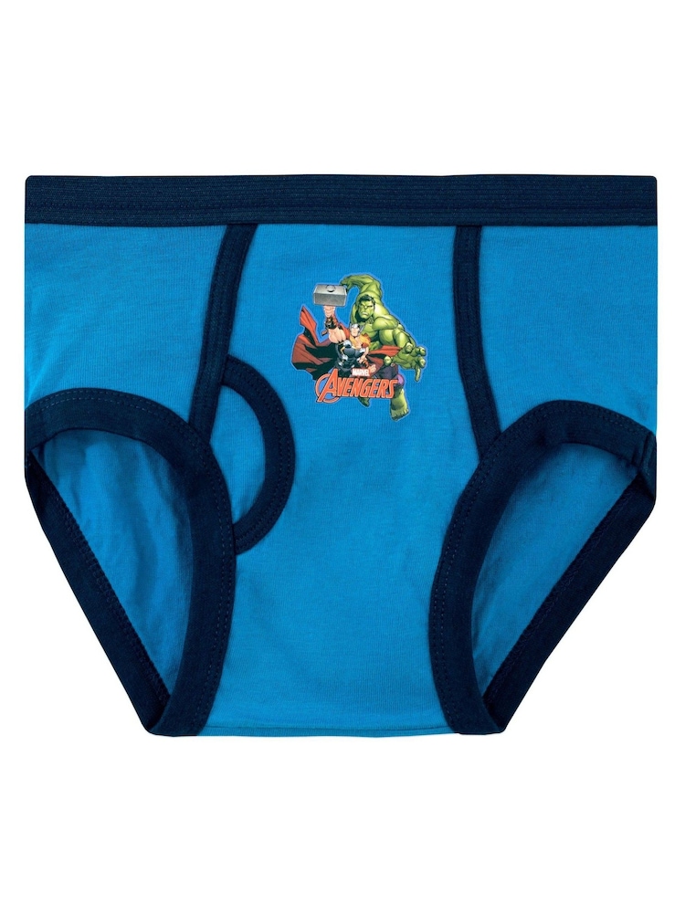 Character Silver Kids Marvel Avengers Multipack 100% Cotton Briefs 5 Packs - Image 5 of 5