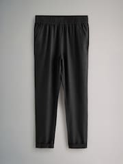 The Set Black/Khaki Green 2 Pack Linen Blend Tapered Trousers - Image 8 of 9