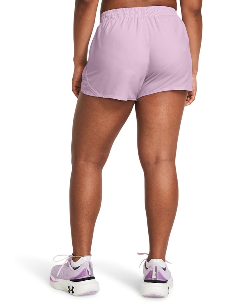Under Armour Dark Purple Fly By 3 Shorts - Image 2 of 6