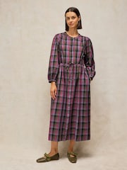 White Stuff Purple Lana Midi Dress - Image 1 of 6