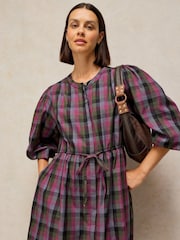 White Stuff Purple Lana Midi Dress - Image 2 of 6