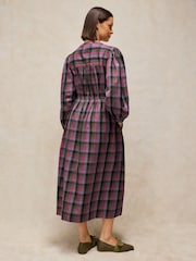White Stuff Purple Lana Midi Dress - Image 4 of 6