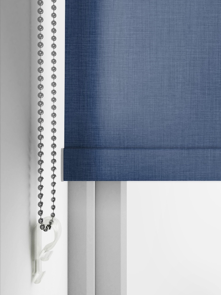 Indigo Blue Rapid Made to Measure Blackout Roller Blind - Image 5 of 5 Indigo Blue Rapid Made to Measure Blackout Roller Blind - Image 5 of 5