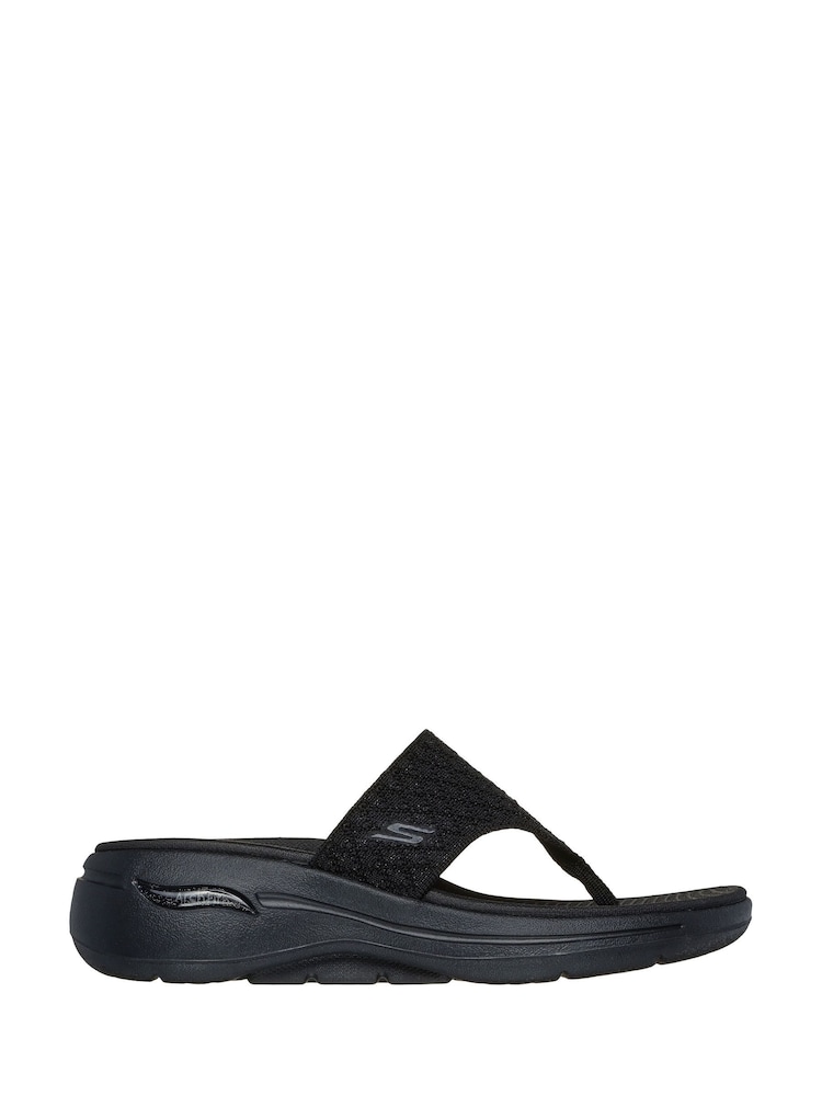 Skechers Black Arch Fit Go Walk Joyful Sandals - Image 1 of 5
