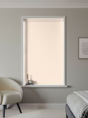 Almond Natural Glow Made to Measure Blackout Roller Blind - Image 2 of 6