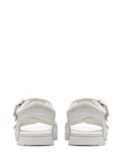 Clarks White Kids Baha Beach Sandals - Image 6 of 7