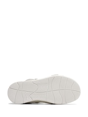 Clarks White Kids Baha Beach Sandals - Image 7 of 7
