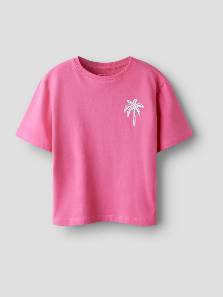 Name It Pink Short Sleeve T-Shirt - Image 1 of 2 Name It Pink Short Sleeve T-Shirt - Image 1 of 2