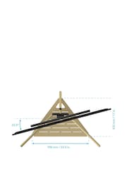 AVF Tiga Metal Tripod TV Stand - Larawan 3 ng 3