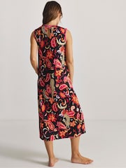 Figleaves Animal Figleaves Blanket Stitch Leopard Nightie - Image 2 of 4