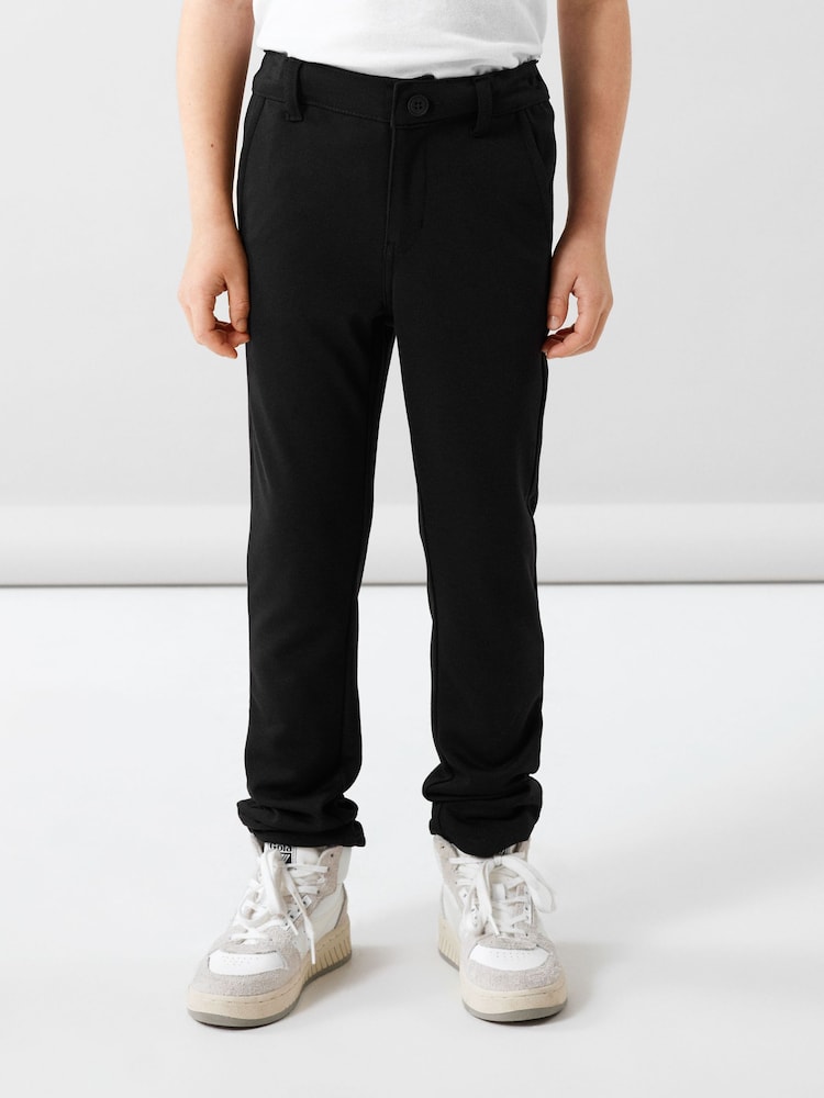 Name It Black Boys Stretch Comfort Chinos - Image 1 of 2