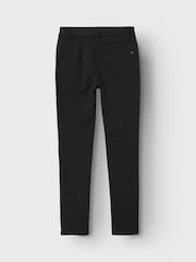 Schwarz - Name It Jungen Bequeme Stretch-Chinos - Bild 3 von 4