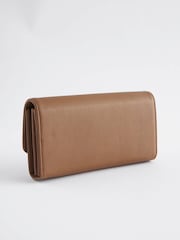 Tan Brown Croc Effect Purse - Image 3 of 5