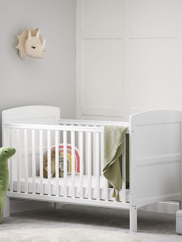 Obaby Grace White Cot Bed - Image 1 of 7