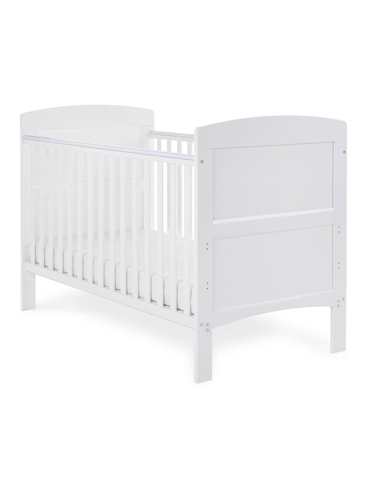 Obaby Grace White Cot Bed - Image 2 of 7
