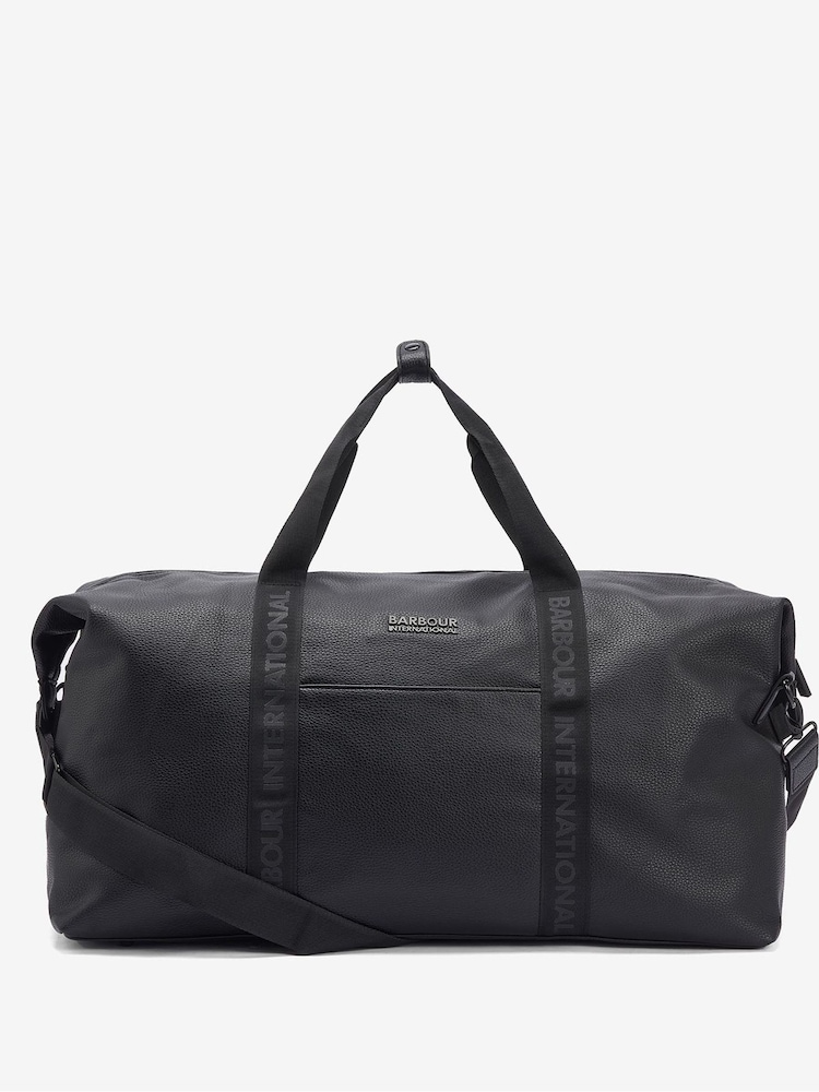 Barbour® International Bermondsey Faux Leather Holdall Bag - Image 2 of 7 Barbour® International Bermondsey Faux Leather Holdall Bag - Image 2 of 7