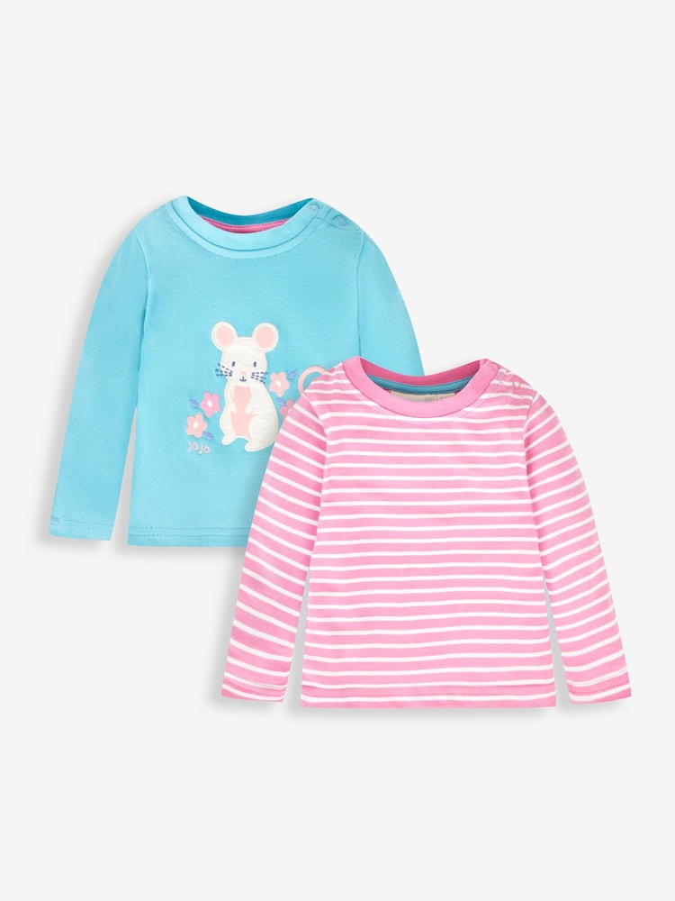 Racma jajce modra miška - Jojo Maman Bébé 2-Pack Unicorn Appliqué & črtast; progast dojenček topi - Slika 1 iz 5 Racma jajce modra miška - Jojo Maman Bébé 2-Pack Unicorn Appliqué & črtast; progast dojenček topi - Slika 1 iz 5