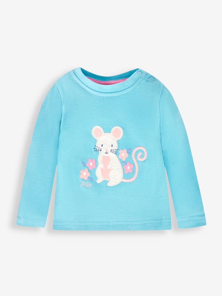 Racma jajce modra miška - Jojo Maman Bébé 2-Pack Unicorn Appliqué & črtast; progast dojenček topi - Slika 2 iz 5 Racma jajce modra miška - Jojo Maman Bébé 2-Pack Unicorn Appliqué & črtast; progast dojenček topi - Slika 2 iz 5