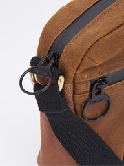 Barbour® Mustard Yellow Field Wax Crossbody Bag - Image 3 of 6