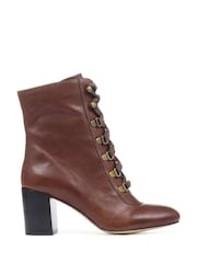 Jones Bootmaker Liana Lace-Up Heeled Ladies Ankle Boots - Image 2 of 7