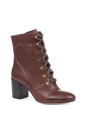 Jones Bootmaker Liana Lace-Up Heeled Ladies Ankle Boots - Image 3 of 7