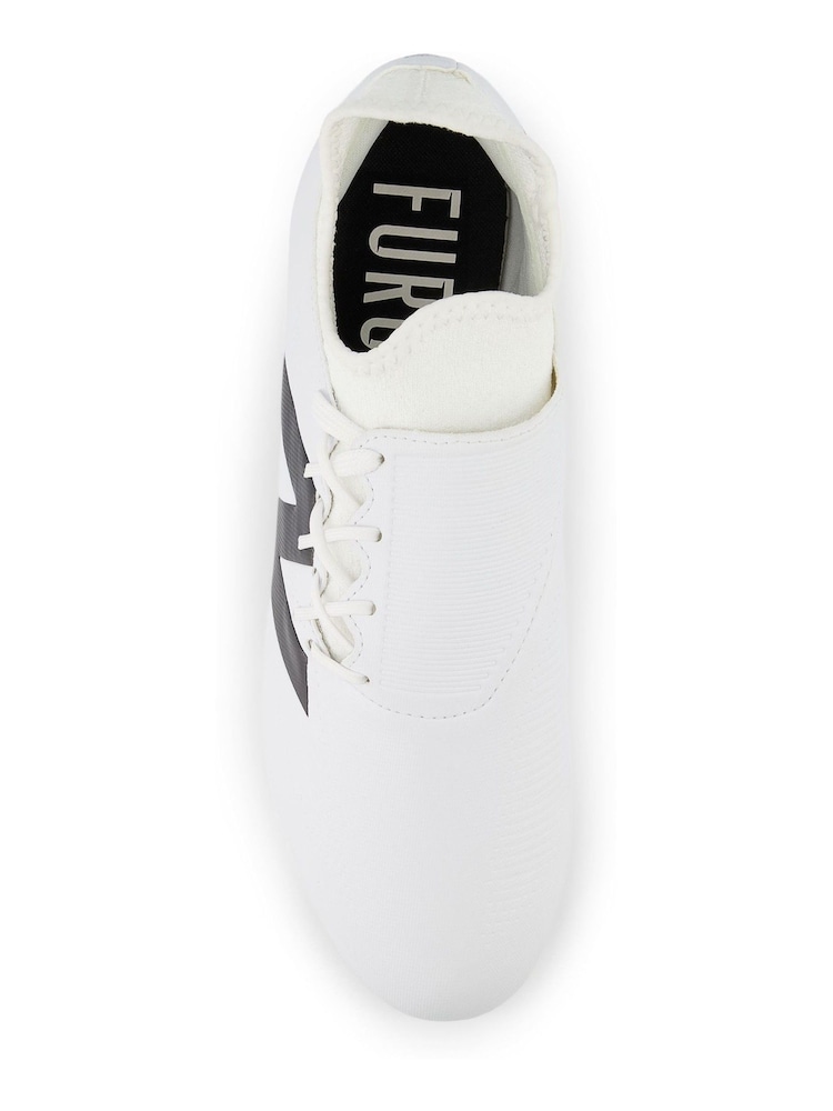 New Balance White Black Firm Tekela Football Boots - Image 1 of 9