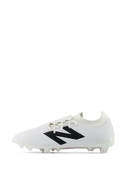 New Balance White Black Firm Tekela Football Boots - Image 3 of 9