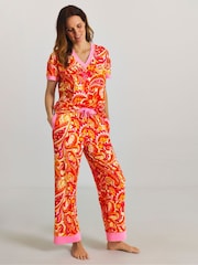 Figleaves White Paisley Pyjamas Set - Image 1 of 4
