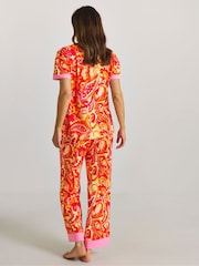 Figleaves White Paisley Pyjamas Set - Image 2 of 4