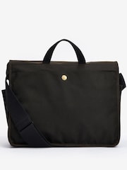 Barbour® Olive Green Field Wax Messenger Work Bag - Image 2 of 5
