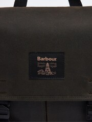 Barbour® Olive Green Field Wax Messenger Work Bag - Image 4 of 5