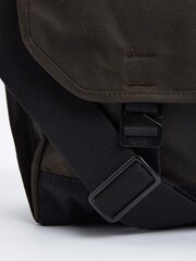 Barbour® Olive Green Field Wax Messenger Work Bag - Image 5 of 5