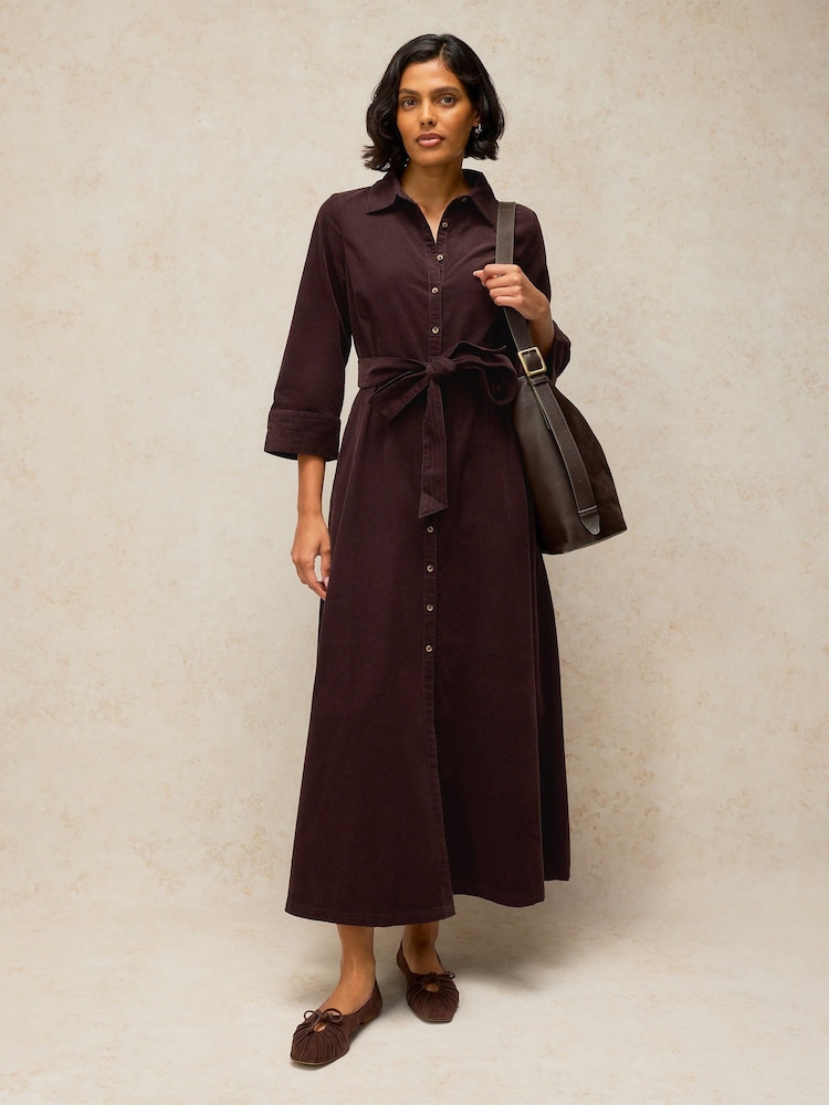 White Stuff Soma Cord Shirt Dress - Image 1 of 6