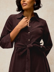 White Stuff Soma Cord Shirt Dress - Image 3 of 6