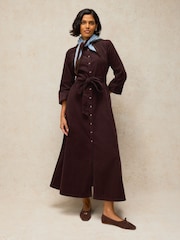 White Stuff Soma Cord Shirt Dress - Image 4 of 6