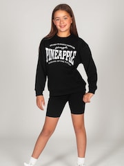 Pineapple Black Girls Sweatshirt - Image 3 of 5