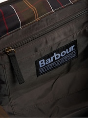 Barbour® Olive Green Explorer Wax Duffle Bag - Image 6 of 8