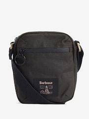 Barbour® Olive Green Field Wax Crossbody Bag - Image 1 of 6