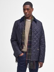 Barbour® International Green Galingale Tartan Scarf - Image 2 of 5