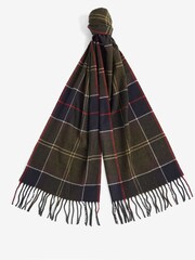 Barbour® International Green Galingale Tartan Scarf - Image 3 of 5