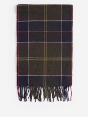 Barbour® International Green Galingale Tartan Scarf - Image 4 of 5