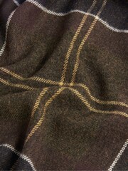 Barbour® International Green Galingale Tartan Scarf - Image 5 of 5