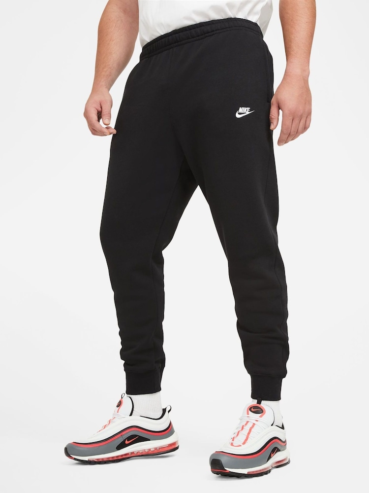 Nike Black Club Joggers - Image 5 of 18