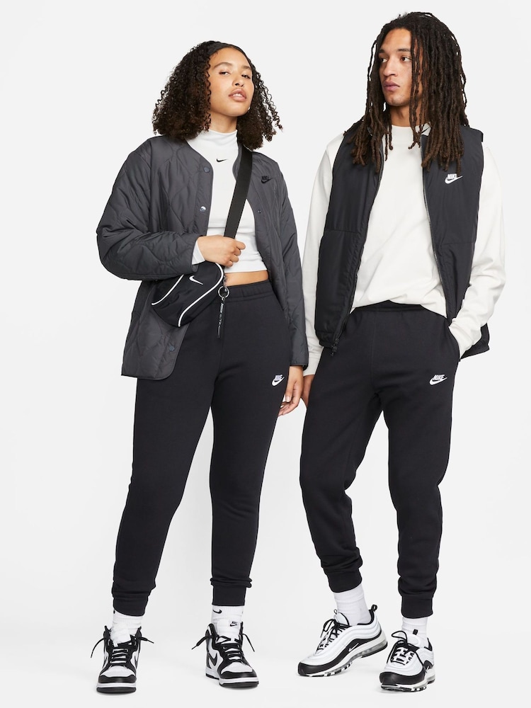 Nike Black Club Joggers - Image 6 of 18