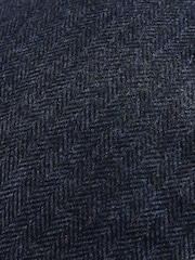 Barbour® Blue Barlow Wool Mix Flat Cap - Image 4 of 4