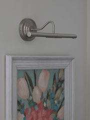 Brushed Chrome Burford 2 Light Picture Light - Image 2 of 6