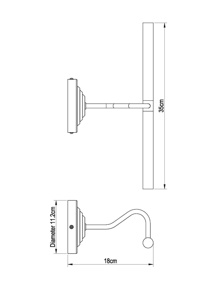 Brushed Chrome Burford 2 Light Picture Light - Image 6 of 6 Brushed Chrome Burford 2 Light Picture Light - Image 6 of 6