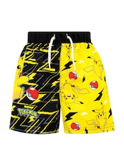 Character Yellow Pokemon Pikachu Swim Shorts - Image 1 of 6