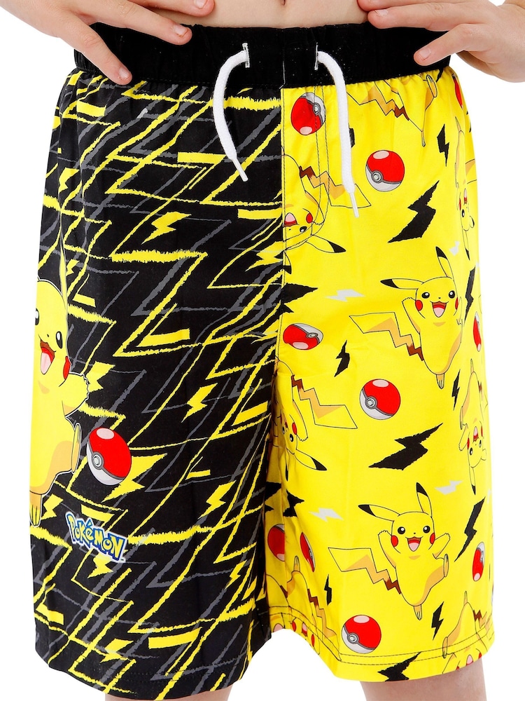 Character Yellow Pokemon Pikachu Swim Shorts - Image 3 of 6